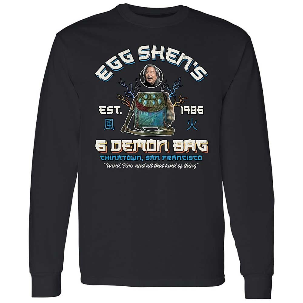 Long Sleeve T-Shirt - L7Y5AYUN - Black - 1