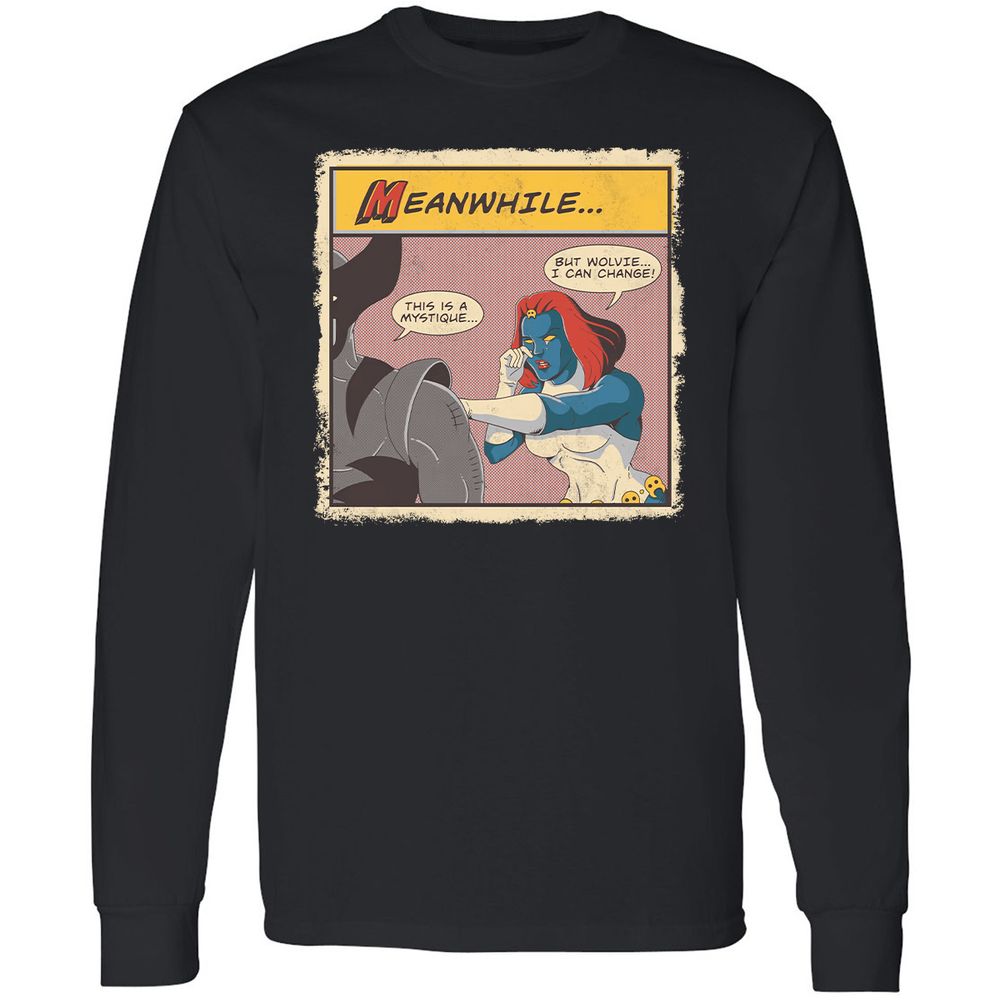 Long Sleeve T-Shirt - PFQQ9V8H - Black - 1