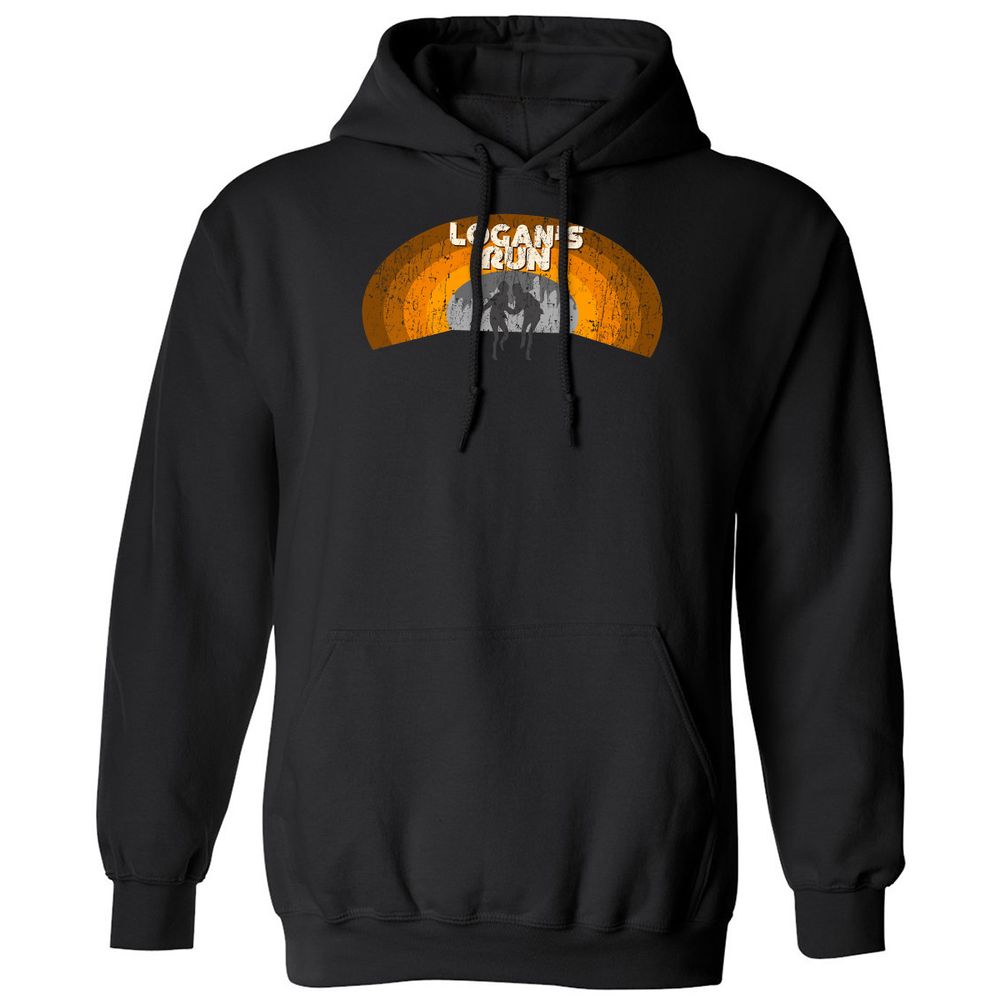 Classic Unisex Hoodie - QZL6X1XS - Black - 1