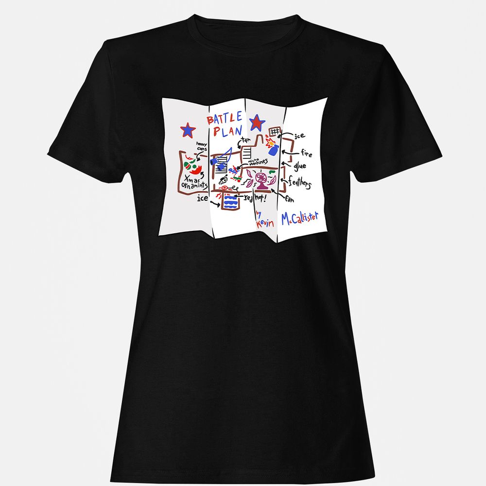 Women's T-Shirt - EWK511ED - Black - 1