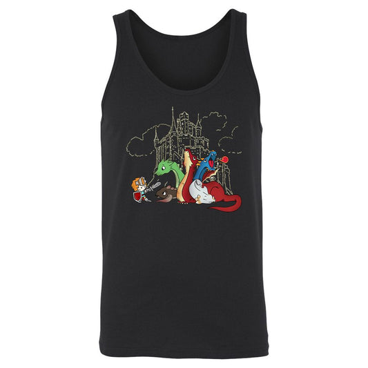 Unisex Jersey Tank - DR9HPGZN - Black - 1