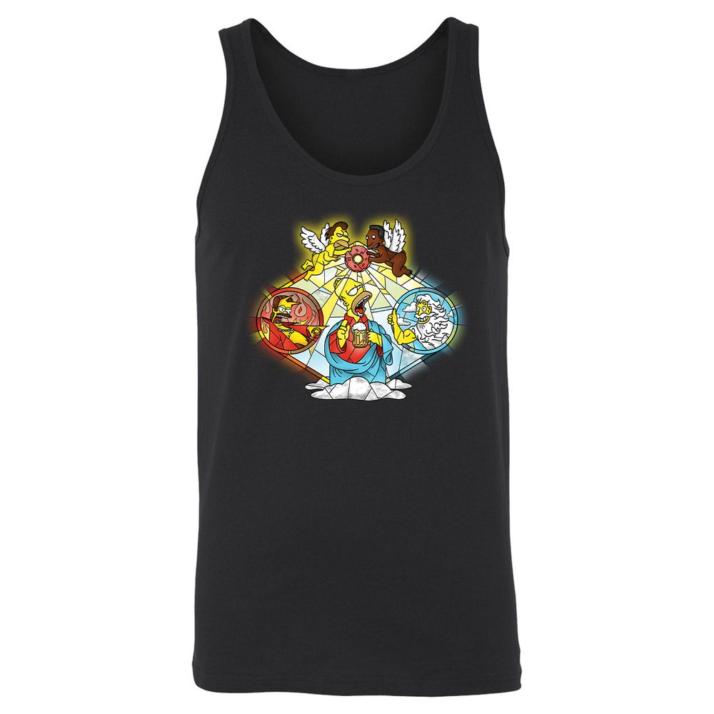 Unisex Jersey Tank - P4MHSDHH - Black - 1