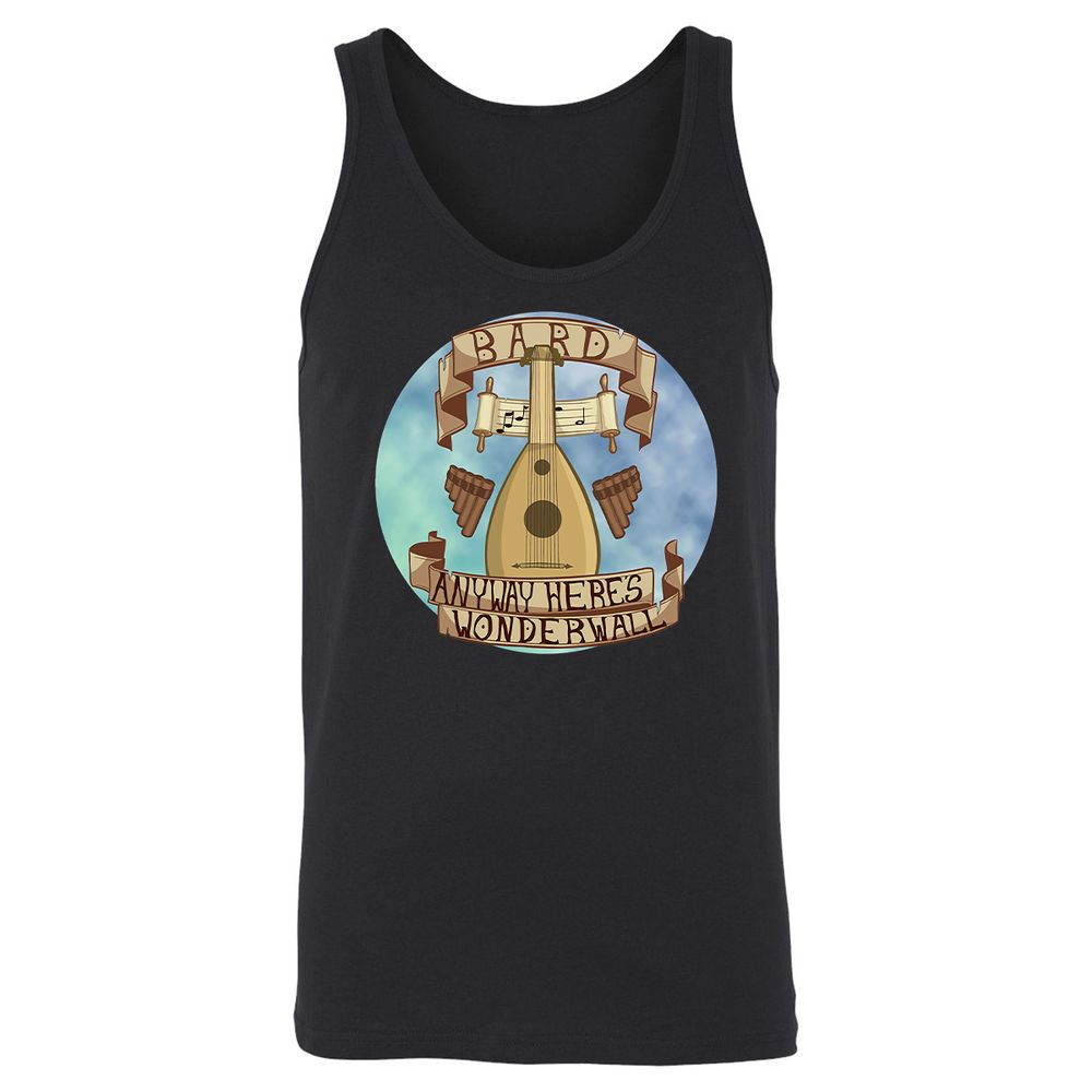 Unisex Jersey Tank - YLXFCFTT - Black - 1