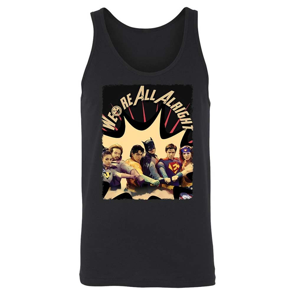 Unisex Jersey Tank - VBSJGR63 - Black - 1