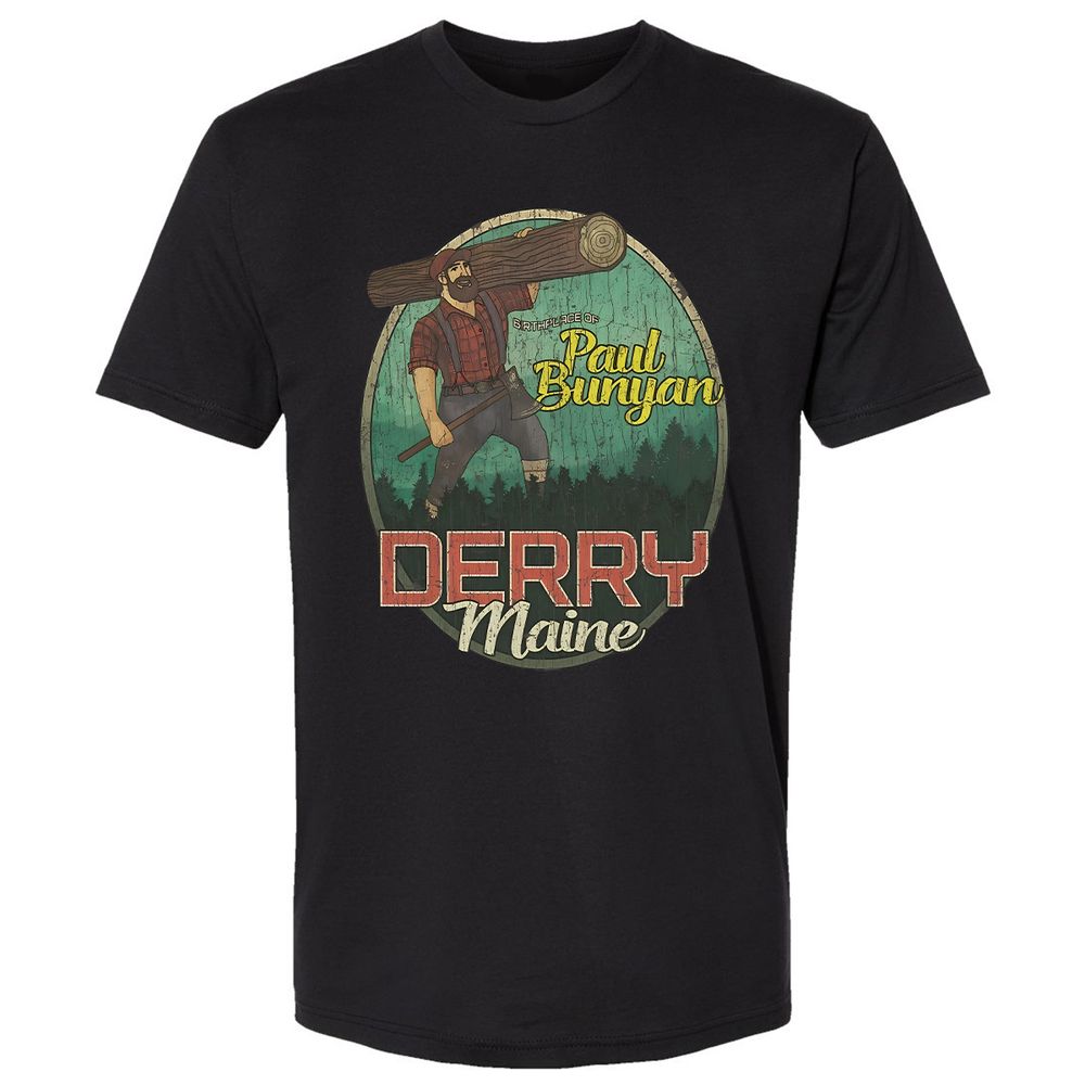 Derry Birthplace of Paul Bunyan - Black - 1
