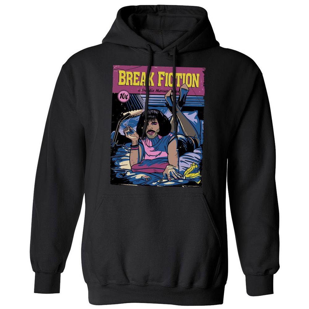 Classic Unisex Hoodie - XVLQQU93 - Black - 1