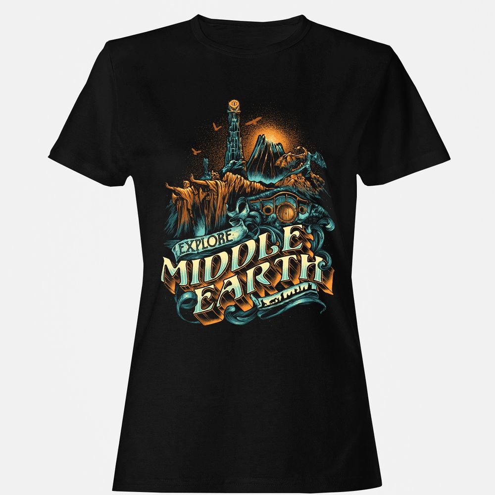 Women's T-Shirt - 9A3VMTK9 - Black - 1
