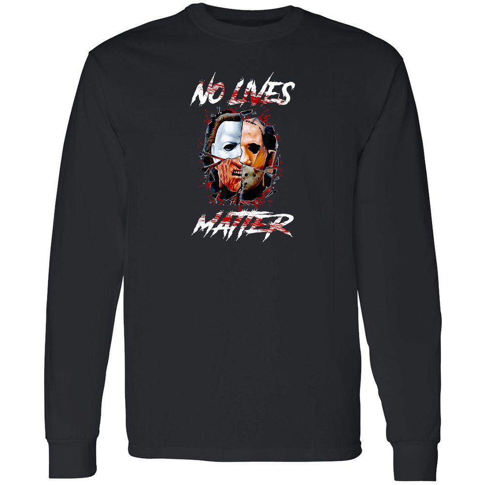 Long Sleeve T-Shirt - MD987JVH - Black - 1