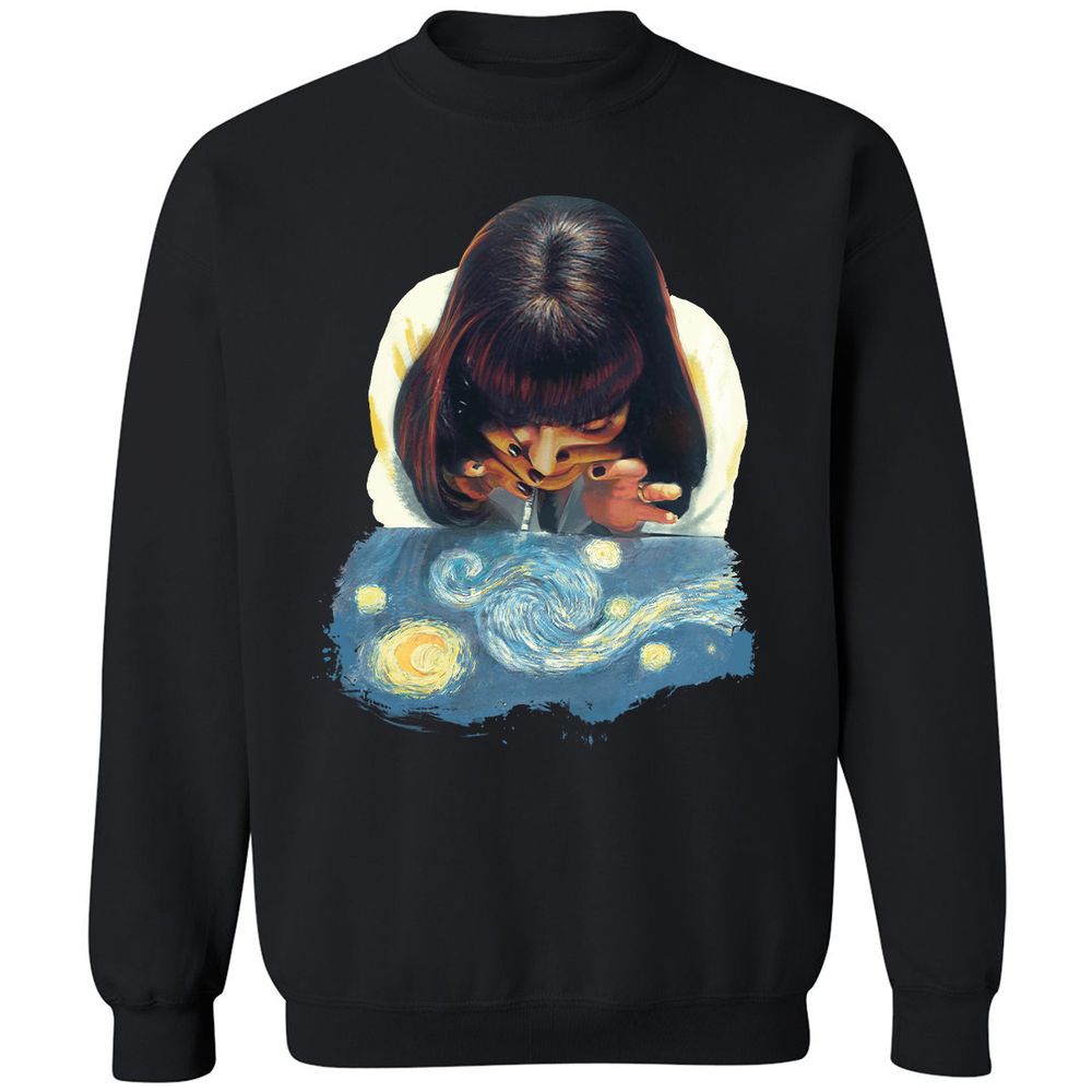 Classic Unisex Sweatshirt - WUQVQ8D1 - Black - 1