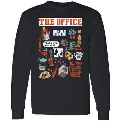 Long Sleeve T-Shirt - G45W1NKZ - Black - 1