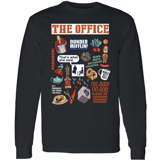 Long Sleeve T-Shirt - G45W1NKZ - Black - 1