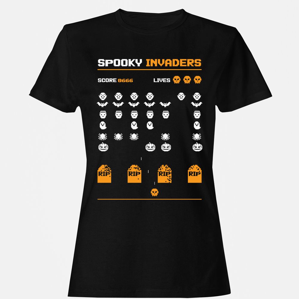 Women's T-Shirt - GZDWKZDF - Black - 1