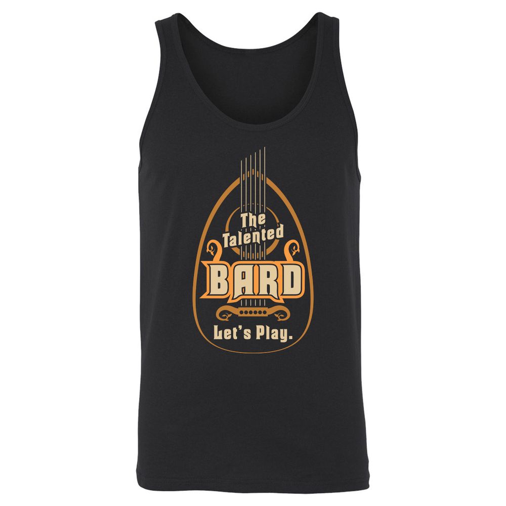 Unisex Jersey Tank - 7FG3SC7P - Black - 1