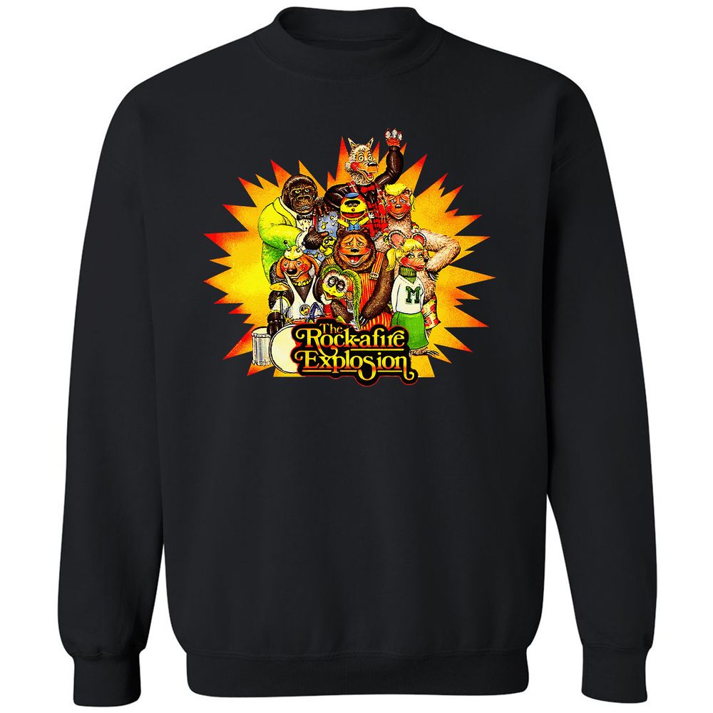 Classic Unisex Sweatshirt - 7D2DJGEB - Black - 1