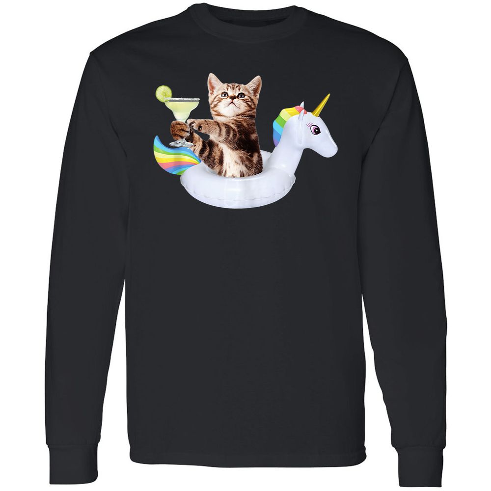 Long Sleeve T-Shirt - QZ64C16G - Black - 1