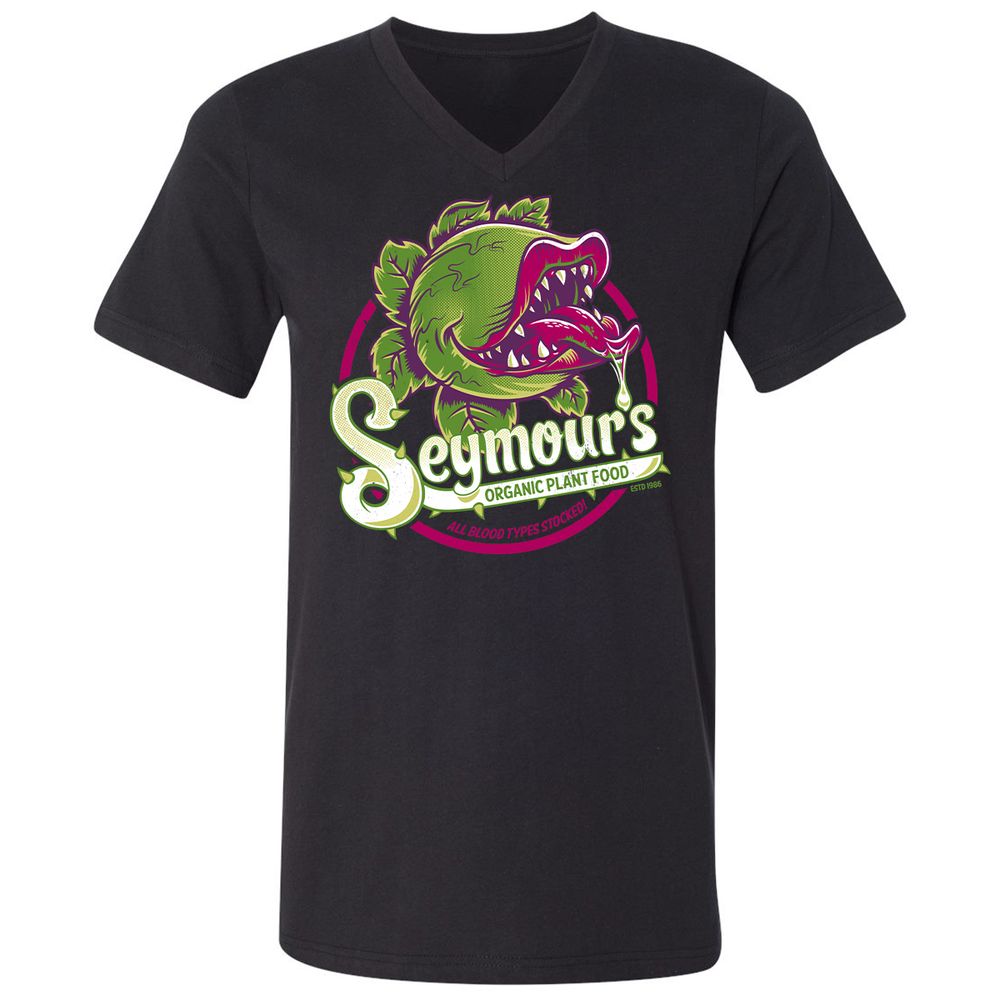 Unisex V-Neck T-Shirt - XXRWZJ1Z - Black - 1