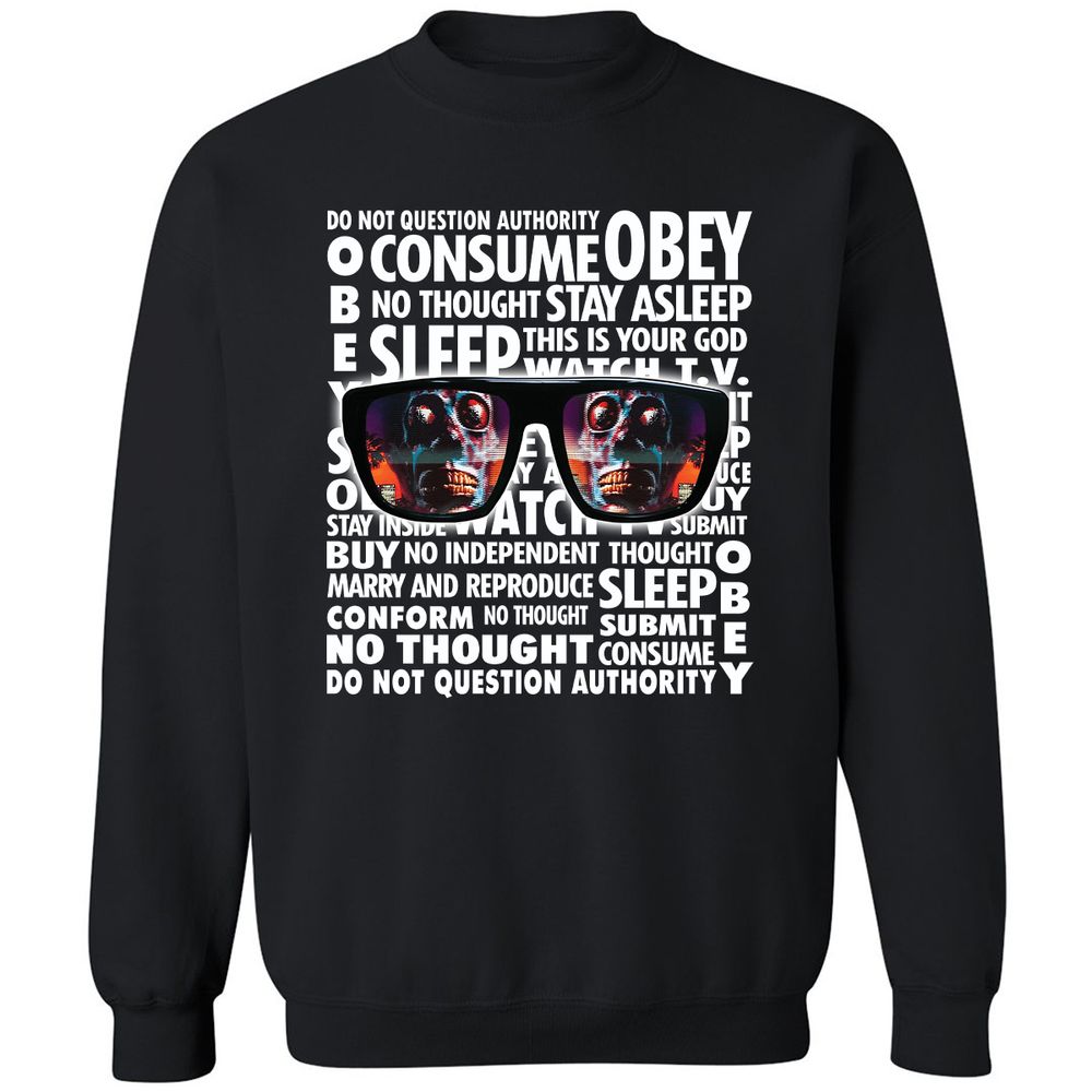 Classic Unisex Sweatshirt - GSC5G97X - Black - 1