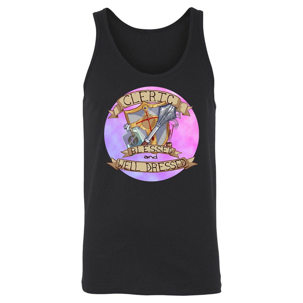 Unisex Jersey Tank - YXBBH84H - Black - 1