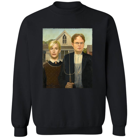 Classic Unisex Sweatshirt - Q8GE44KH - Black - 1