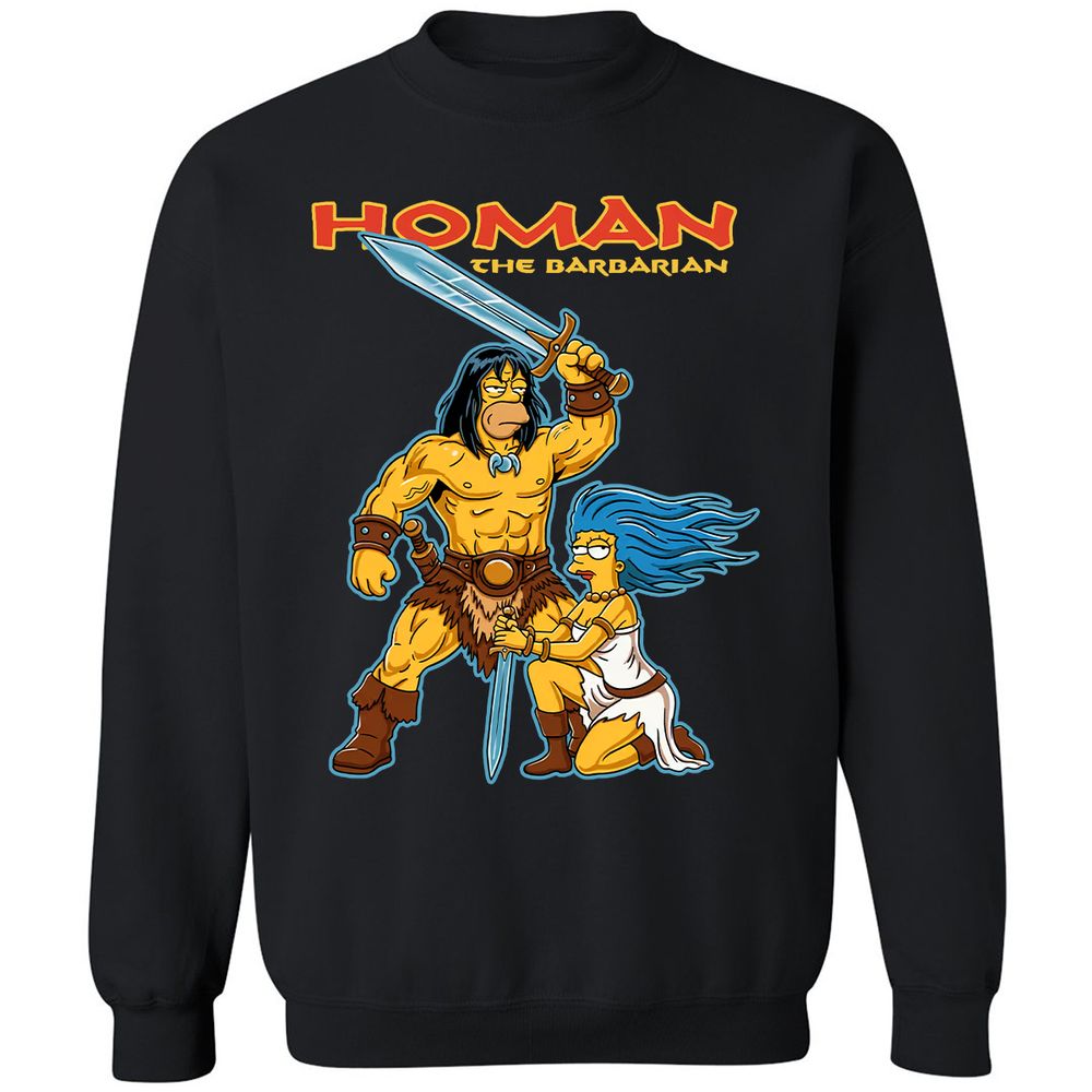 Classic Unisex Sweatshirt - 62KC3DBE - Black - 1
