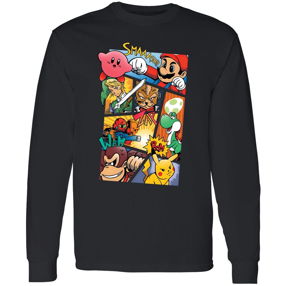 Long Sleeve T-Shirt - 7UTEJR31 - Black - 1