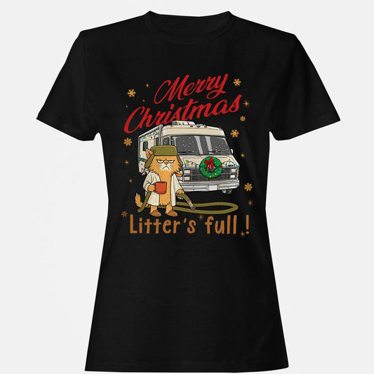 Women's T-Shirt - BQCHHXPJ - Black - 1