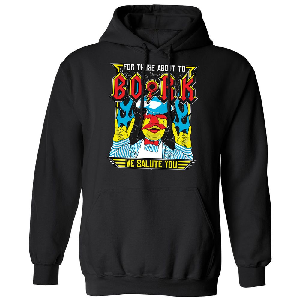 Classic Unisex Hoodie - D5Y745F8 - Black - 1