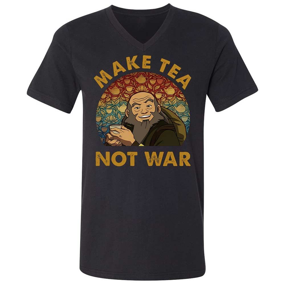 Unisex V-Neck T-Shirt - 9WJNUKF2 - Black - 1