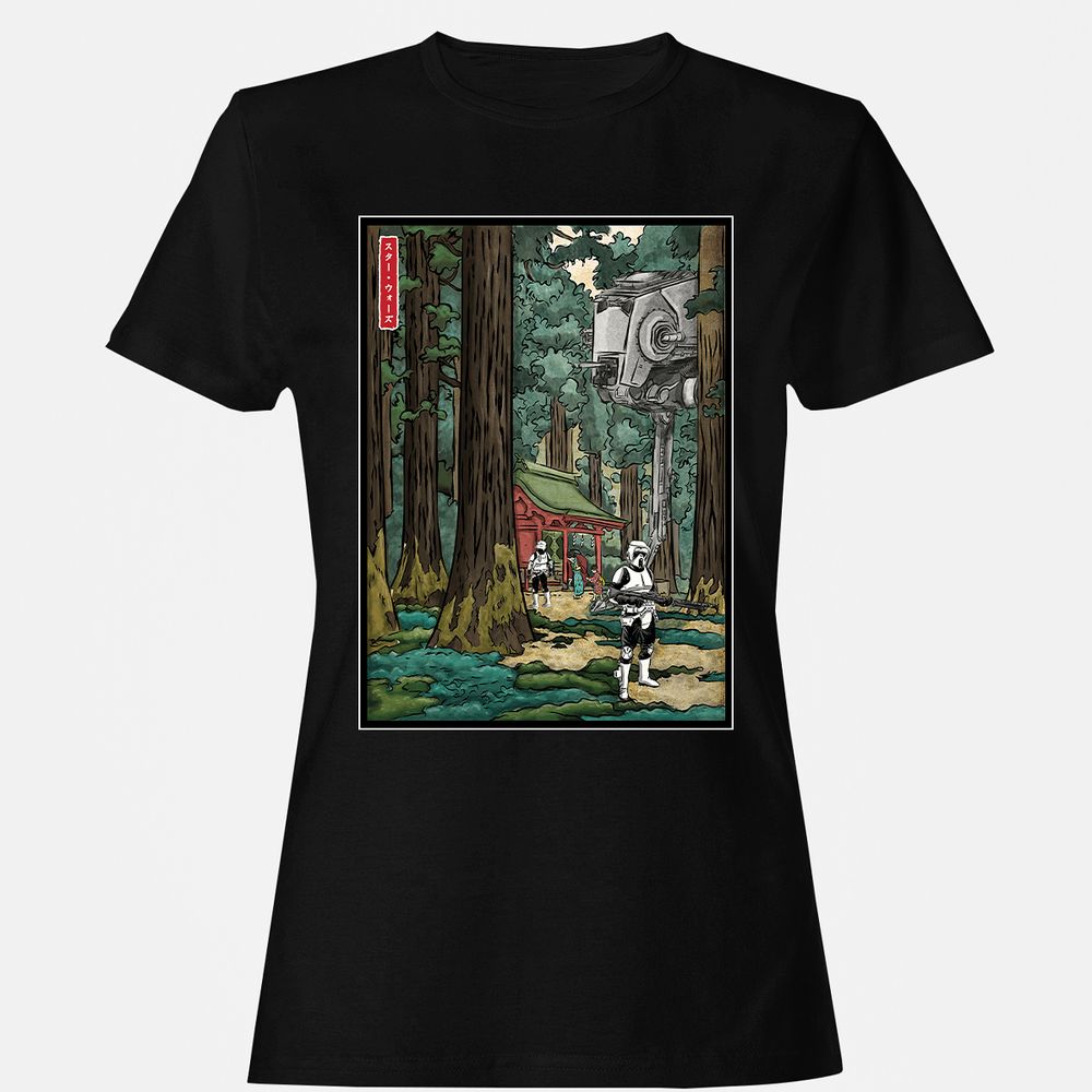 Women's T-Shirt - A1UR8RSX - Black - 1