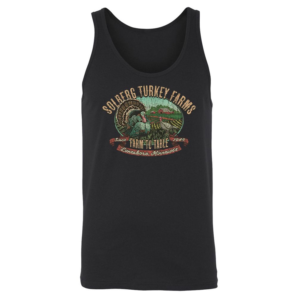 Vintage Turkey Farm Thanksgiving - Black - 1