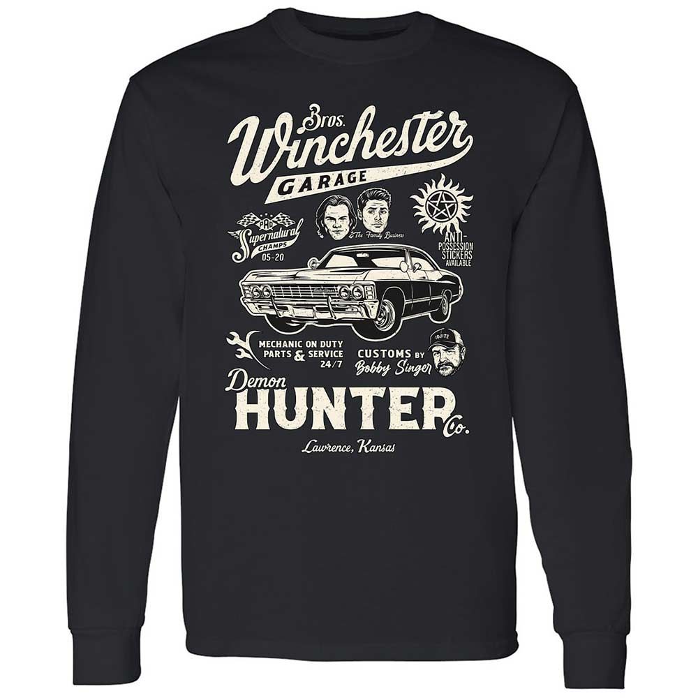 Long Sleeve T-Shirt - KMKAY9SL - Black - 1