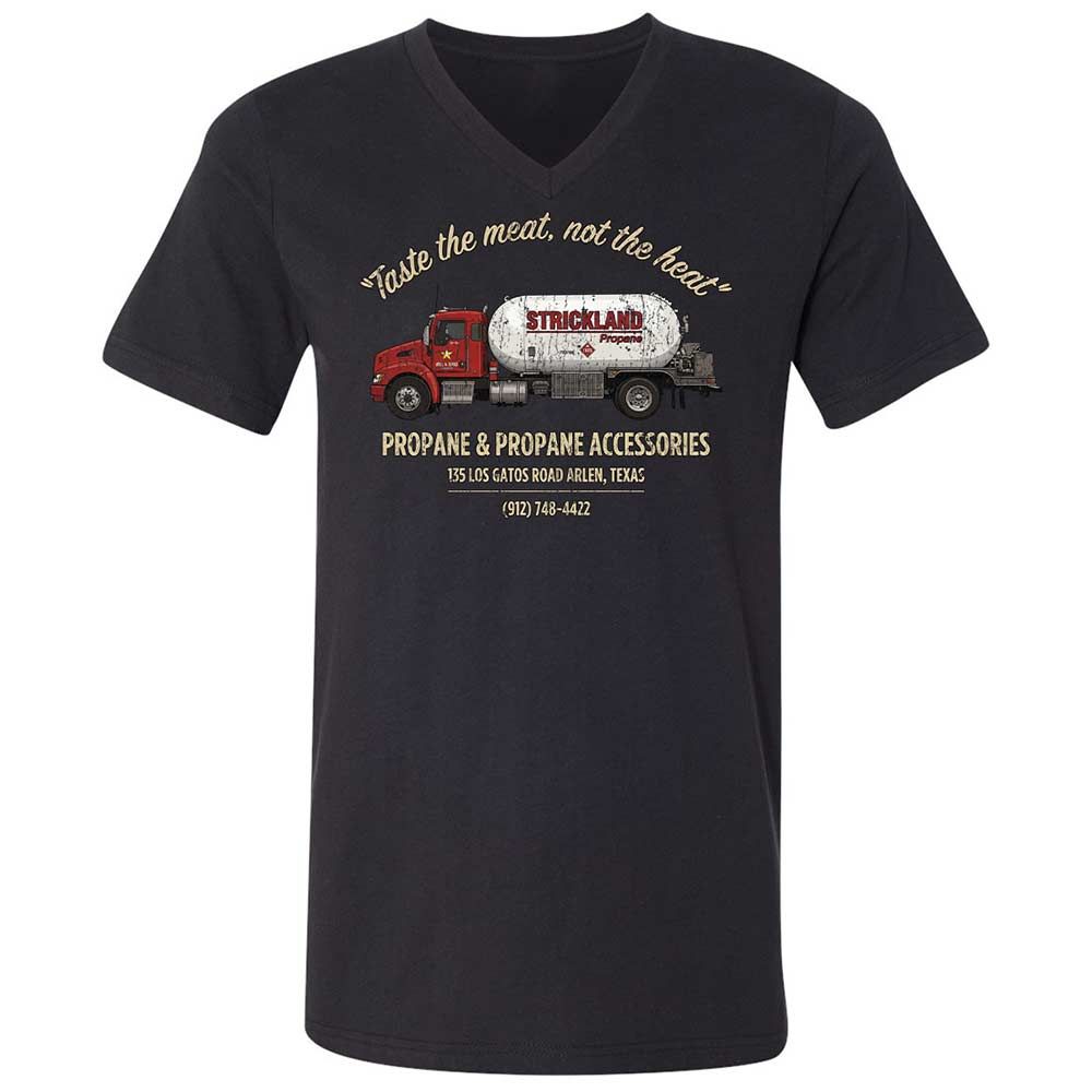 Unisex V-Neck T-Shirt - 2EKFUU34 - Black - 1