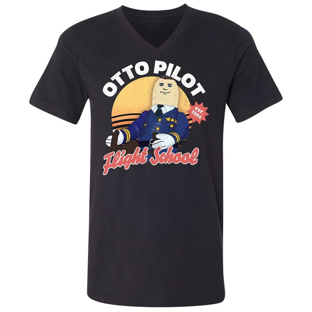 Unisex V-Neck T-Shirt - GW3A8KDK - Black - 1
