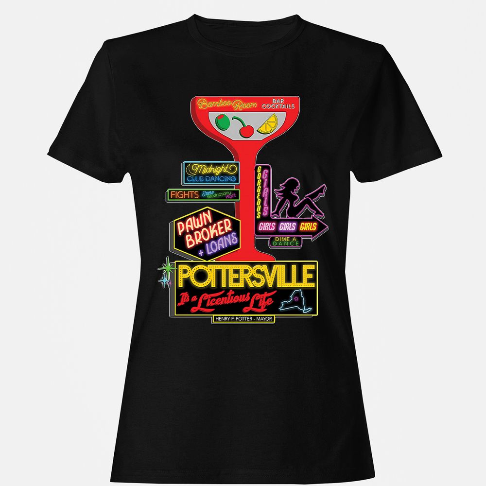 Women's T-Shirt - BXPTE1FY - Black - 1