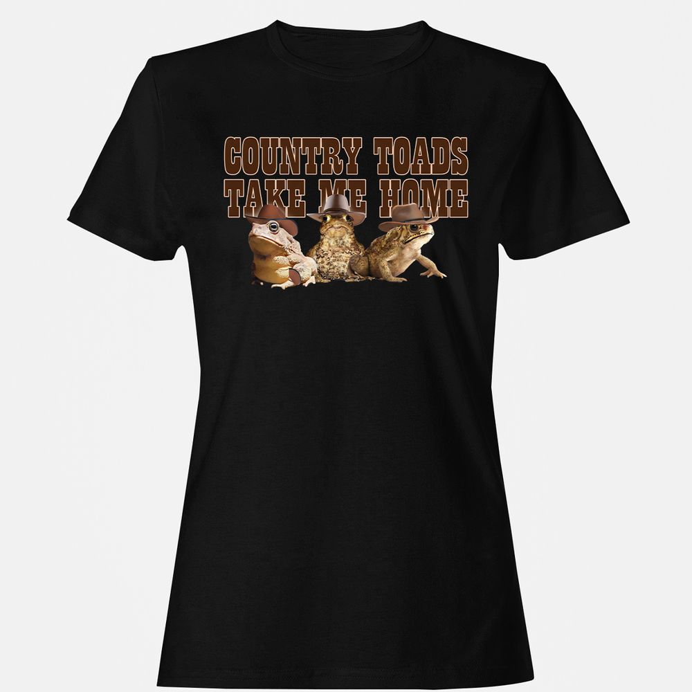 Country Toads Take Me Home - Black - 1