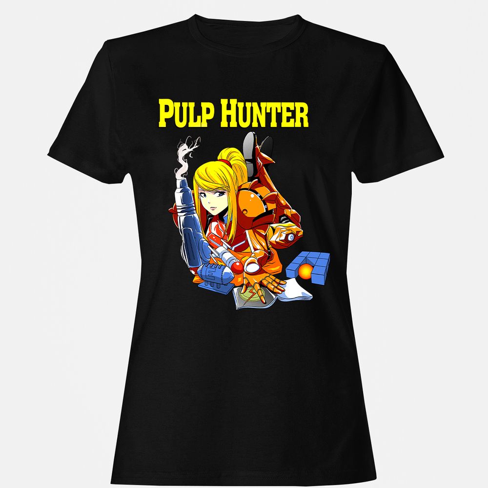 Women's T-Shirt - Q4HU9R7D - Black - 1