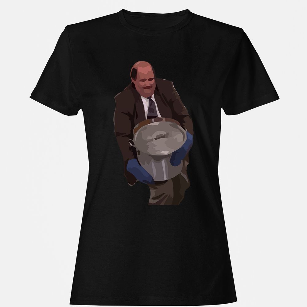 Women's T-Shirt - T7VRM6X9 - Black - 1