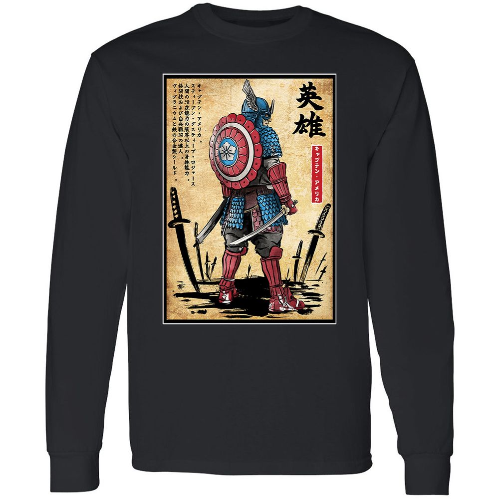 Long Sleeve T-Shirt - ZEN5APR8 - Black - 1