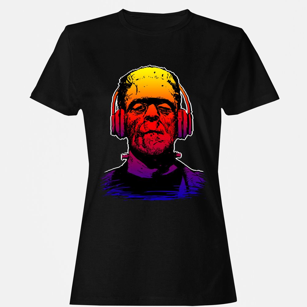 Women's T-Shirt - TFJCPHH6 - Black - 1