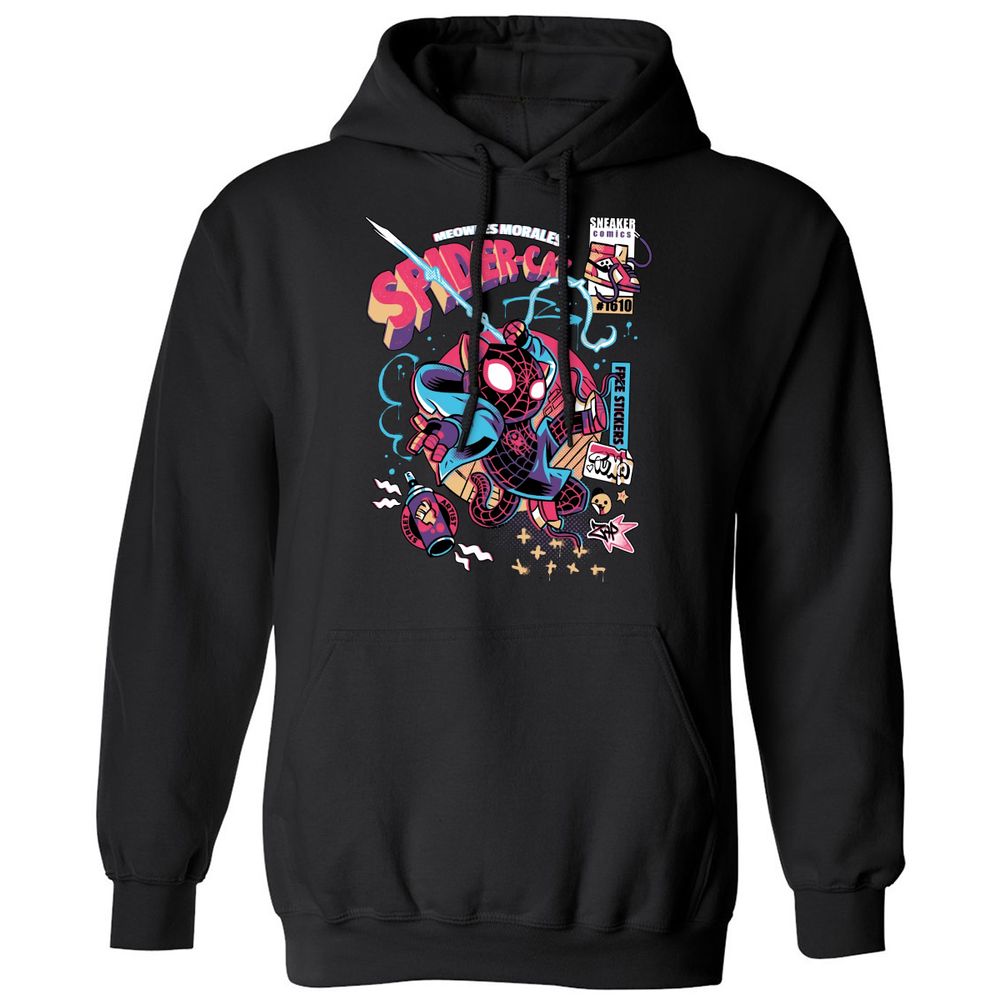 Classic Unisex Hoodie - 3TU17F6C - Black - 1