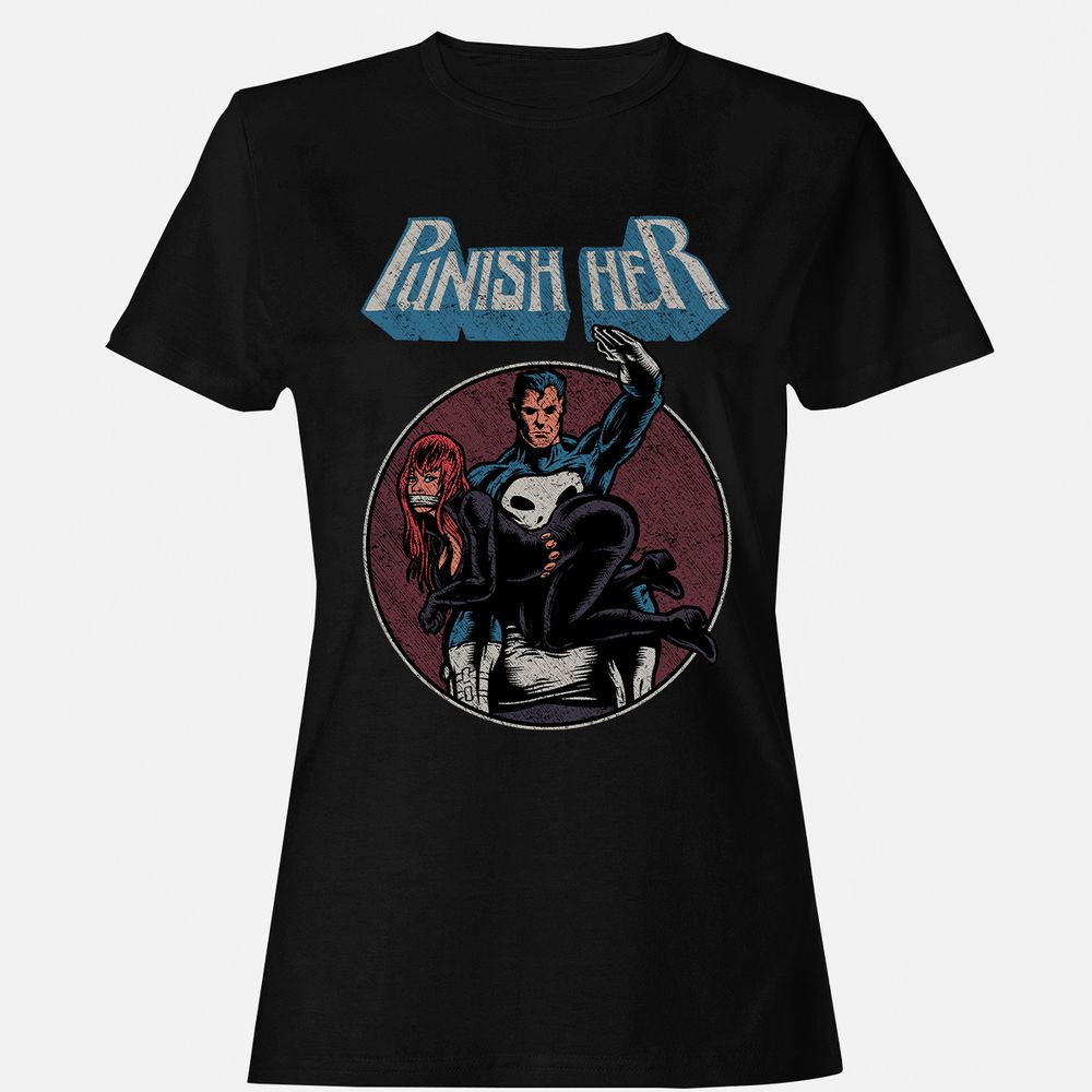 Women's T-Shirt - AGMDHPUN - Black - 1