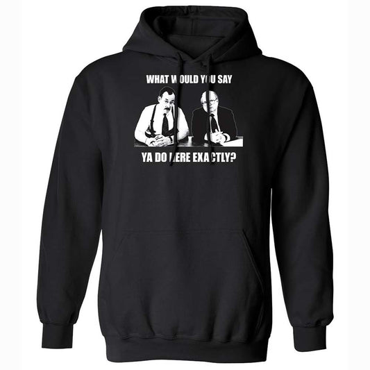 Classic Unisex Hoodie - LDX8GQBC - Black - 1
