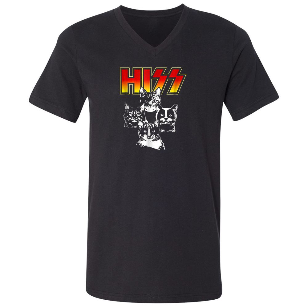 Unisex V-Neck T-Shirt - CGVMBM3W - Black - 1