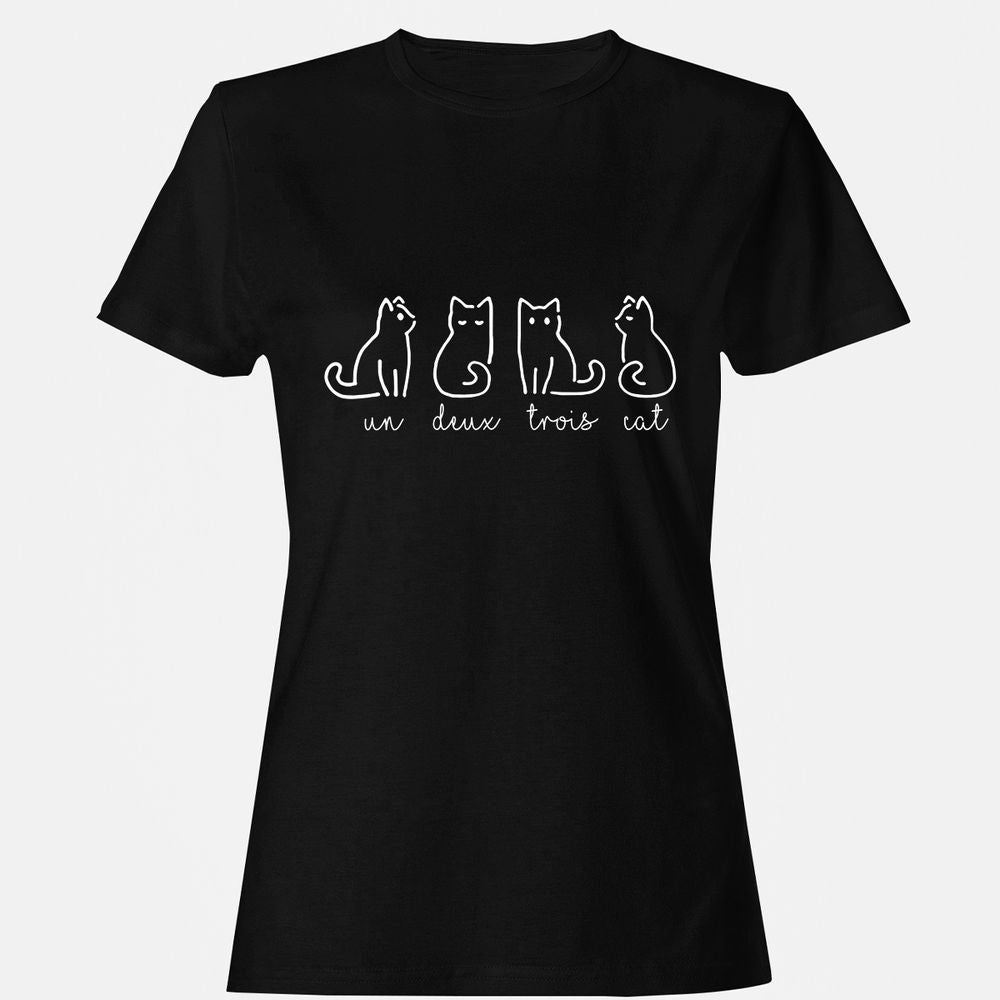 Women's T-Shirt - QFMMNEUU - Black - 1