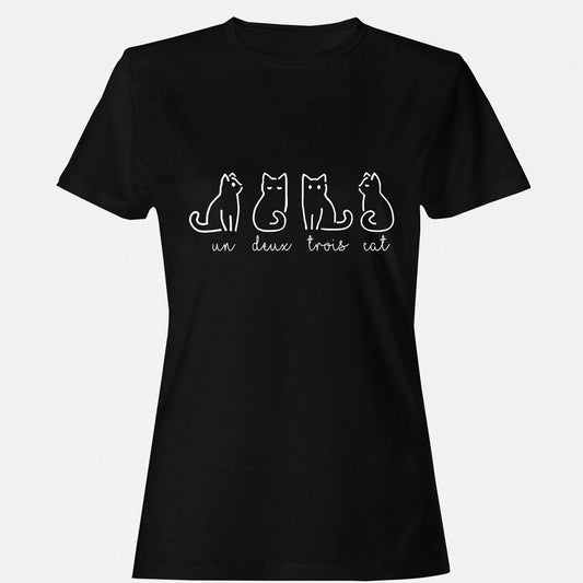 Women's T-Shirt - QFMMNEUU - Black - 1