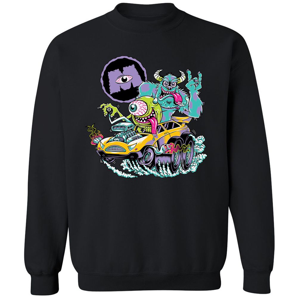Classic Unisex Sweatshirt - BQAZGYV9 - Black - 1