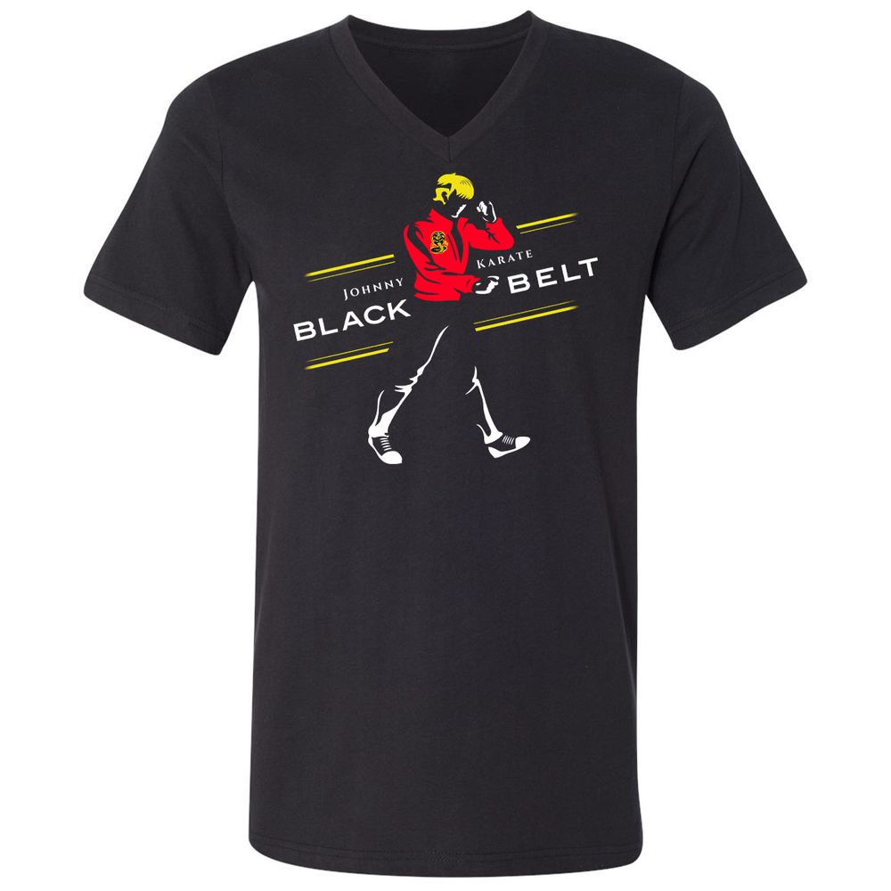 Unisex V-Neck T-Shirt - SC6GEA74 - Black - 1
