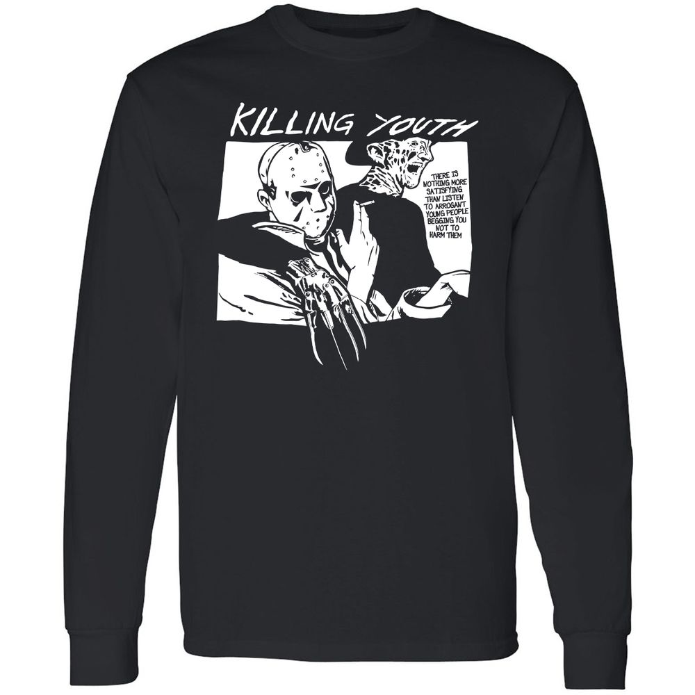 Long Sleeve T-Shirt - 8KT934H6 - Black - 1