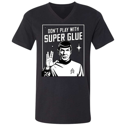 Unisex V-Neck T-Shirt - 9CSFFAAK - Black - 1