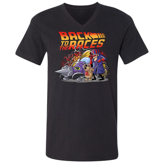 Unisex V-Neck T-Shirt - Q2SQ72VC - Black - 1